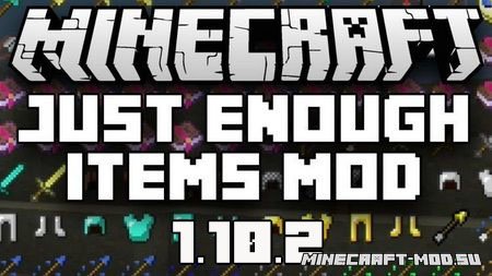 Just Enough Items Mod 1.10.2