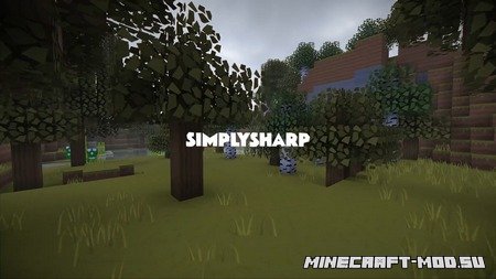 Текстурпак SimplySharp для Майнкрафт 1.13.2