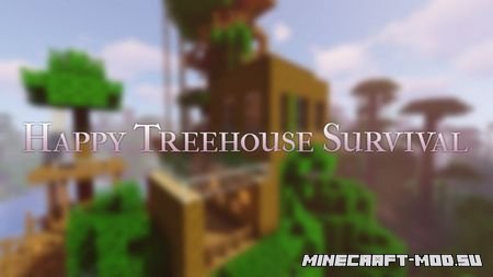 Карта Happy Treehouse Survival для Майнкрафт