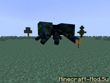 Spiders Mod (Паучий мод) для Minecraft 1.7.2 и 1.7.10 Скриншот 2