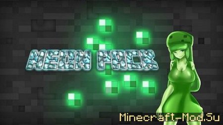 Текстурпак NEON (НЕОН) - 16x16 для Minecraft 1.7.10