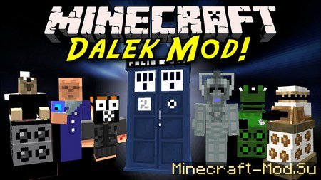 Скачать The Dalek Mod (Далек Мод) для Майнкрафт 1.8