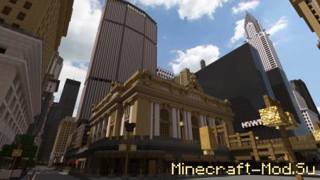 Скачать карту Midtown Manhattan, New York City для Minecraft Скриншот 1