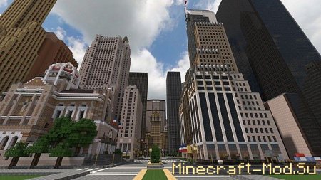 Скачать карту Midtown Manhattan, New York City для Minecraft Скриншот 3