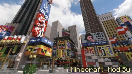 Скачать карту Midtown Manhattan, New York City для Minecraft Скриншот 2