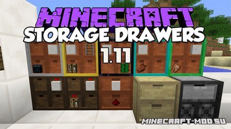 Storage Drawers Mod 1.11
