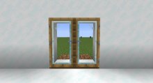 Мод Modern Glass Doors для Майнкрафт 1.14.4 - Дверь 1