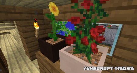 Мод Botany Pots Mod для Minecraft 1.16.3 - Скрин 1