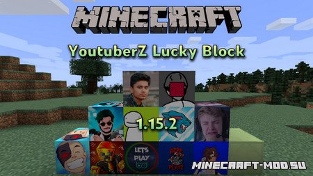 Мод YoutuberZ Lucky Block 1.15.2