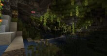 Пышная пещера в Minecraft 1.17