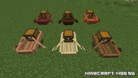 Грузовые лодки в Minecraft 1.19