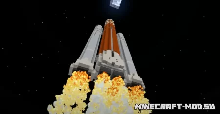 Ракета в Артемиде для Minecraft